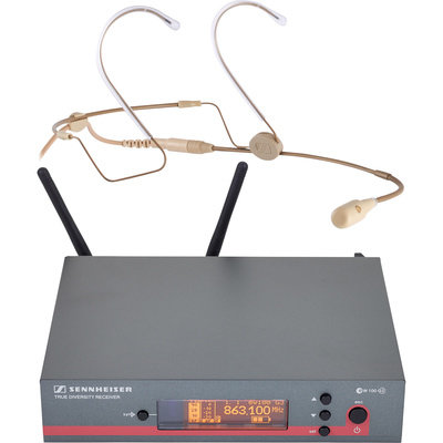 Draadloze headset microfoon Beige