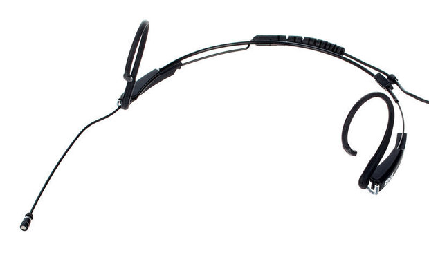 Draadloze headset microfoon zwart